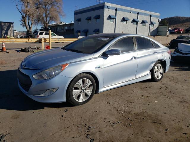 HYUNDAI SONATA HYB 2015 with VIN KMHEC4A43FA128172 - Photo from auction