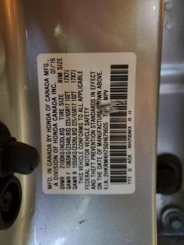 Photo 14 from auction – 2016 HONDA CR-V EXL with VIN 2HKRM4H75GH679605