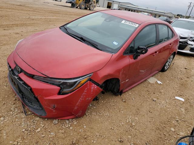 TOYOTA COROLLA LE 2021 with VIN 5YFEPMAE8MP169049 - Photo from auction