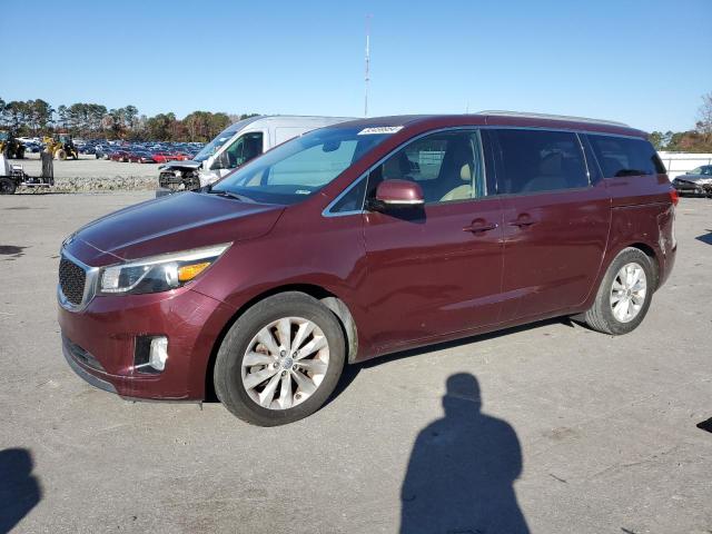 KIA SEDONA EX 2015 with VIN KNDMC5C12F6025689 - Photo from auction