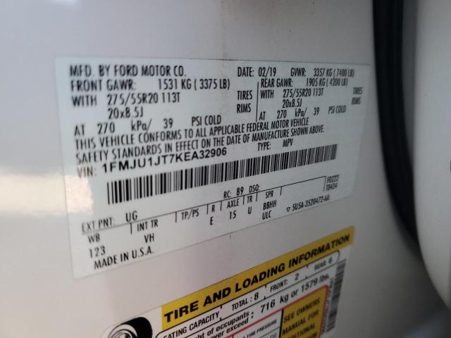 Photo 14 from auction – 2019 FORD EXPEDITION with VIN 1FMJU1JT7KEA32906