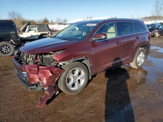 TOYOTA HIGHLANDER 2017 with VIN 5TDDZRFH8HS359758 - Photo from auction