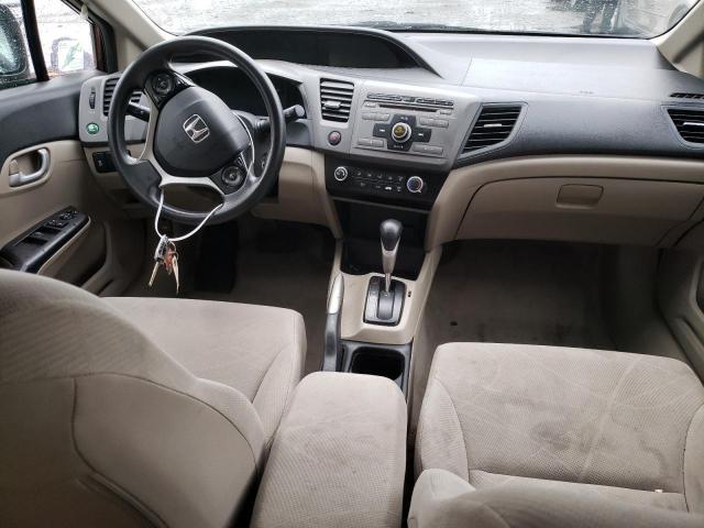 Photo 8 from auction – 2012 HONDA CIVIC LX with VIN 19XFB2F58CE043838
