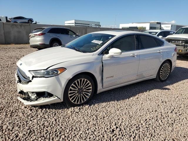 FORD FUSION SE 2018 with VIN 3FA6P0LU7JR158833 - Photo from auction