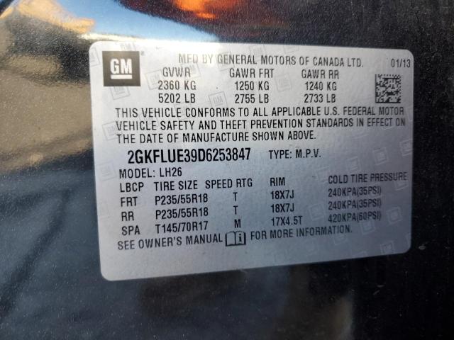 Снимка 14 от търг – 2013 GMC TERRAIN SL с VIN 2GKFLUE39D6253847