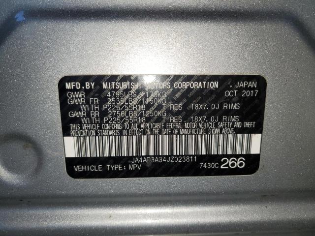 Photo 14 from auction – 2018 MITSUBISHI OUTLANDER with VIN JA4AD3A34JZ023811