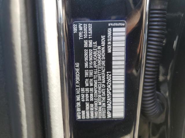 Photo 14 from auction – 2023 PORSCHE CAYENNE CO with VIN WP1BA2AY5PDA26021