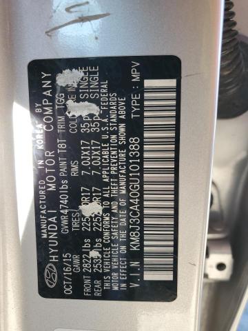 Photo 14 from auction – 2016 HYUNDAI TUCSON LIM with VIN KM8J3CA40GU101388