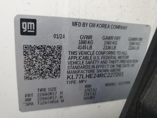 Photo 14 from auction – 2024 CHEVROLET TRAX 1LT with VIN KL77LHE24RC227201