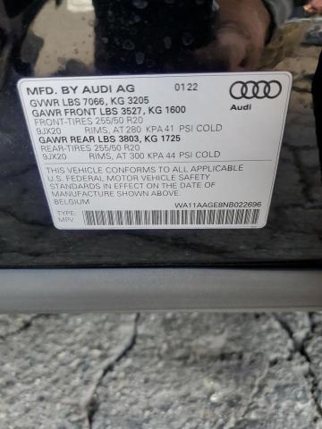 صورة رقم 14 من المزاد - 2022 AUDI E-TRON SPO مع VIN WA11AAGE8NB022696