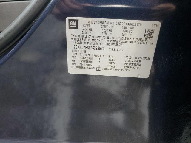 Photo 14 from auction – 2015 GMC TERRAIN SL with VIN 2GKFLYE30F6228524