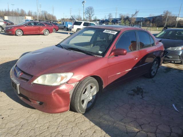 Photo 1 from auction – 2005 HONDA CIVIC EX with VIN 2HGES26705H605270