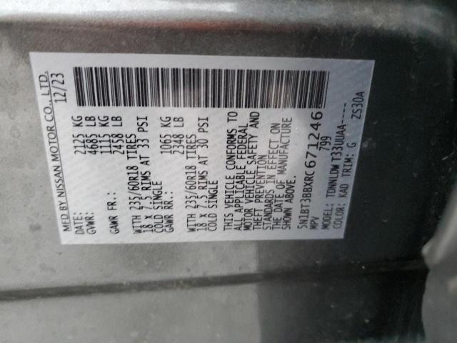Photo 14 from auction – 2024 NISSAN ROGUE SV with VIN 5N1BT3BBXRC671246