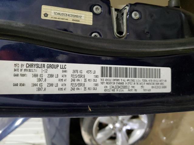 Photo 14 from auction – 2012 JEEP COMPASS LI with VIN 1C4NJDCB4CD589512