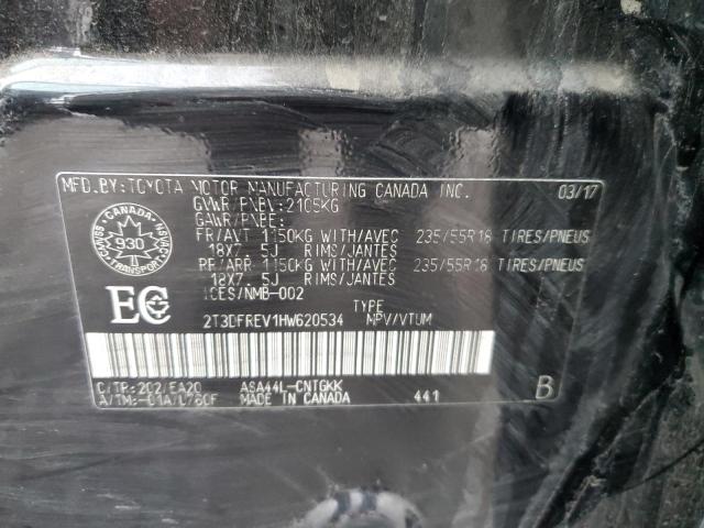 Photo 14 from auction – 2017 TOYOTA RAV4 LIMIT with VIN 2T3DFREV1HW620534
