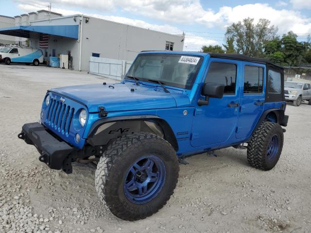 JEEP WRANGLER U 2015 with VIN 1C4BJWDG5FL740456 - Photo from auction