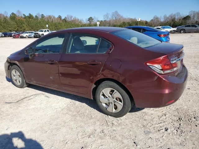 Photo 2 from auction – 2013 HONDA CIVIC LX with VIN 2HGFB2F54DH561615