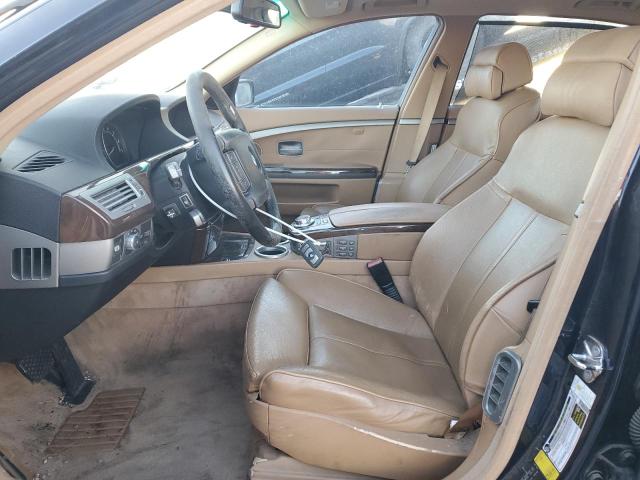 Photo 7 from auction – 2007 BMW 750 with VIN WBAHN83537DT75374