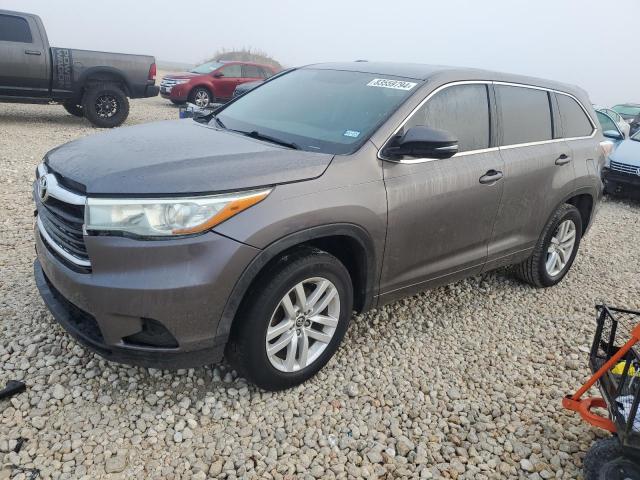 TOYOTA HIGHLANDER 2016 with VIN 5TDZKRFH8GS133924 - Photo from auction