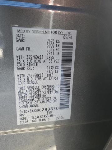 Photo 14 from auction – 2024 NISSAN PATHFINDER with VIN 5N1DR3AAXRC283630