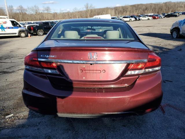 Photo 6 from auction – 2013 HONDA CIVIC LX with VIN 19XFB2F53DE202590