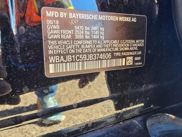 Photo 10 from auction – 2018 BMW 530XE with VIN WBAJB1C59JB374606