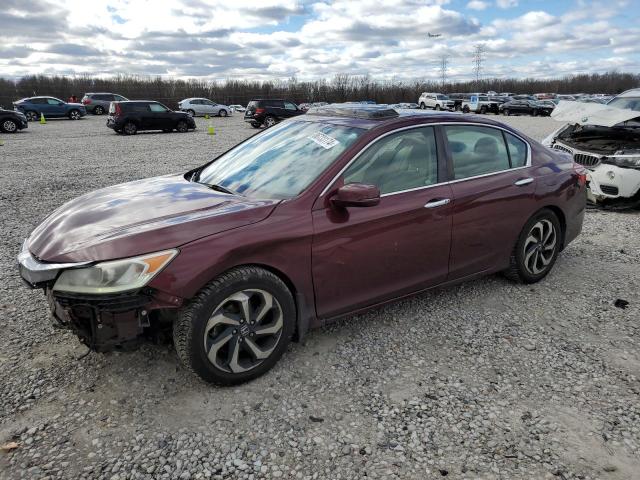 HONDA ACCORD EX 2017 with VIN 1HGCR2F75HA008380 - Photo from auction