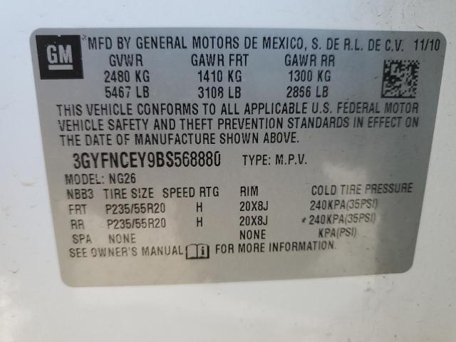 صورة رقم 14 من المزاد - 2011 CADILLAC SRX مع VIN 3GYFNCEY9BS568880