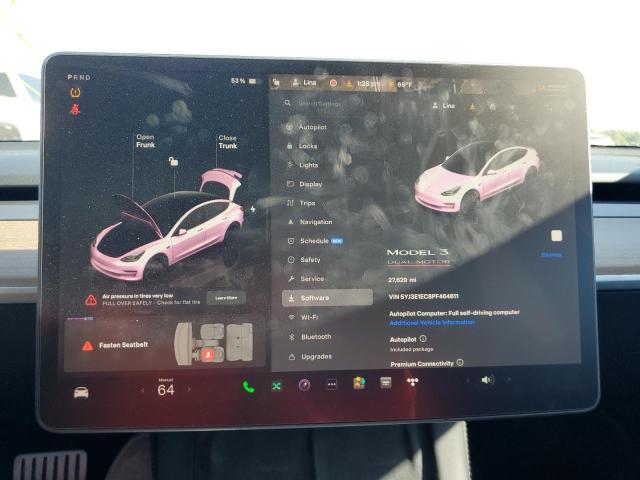 Photo 9 from auction – 2023 TESLA MODEL 3 with VIN 5YJ3E1EC8PF464611