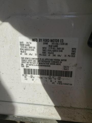 Photo 14 from auction – 2016 FORD EDGE SEL with VIN 2FMPK3J9XGBB66506