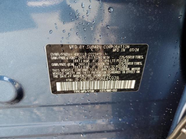 Photo 14 from auction – 2025 SUBARU FORESTER L with VIN JF2SLDRC2SH445978