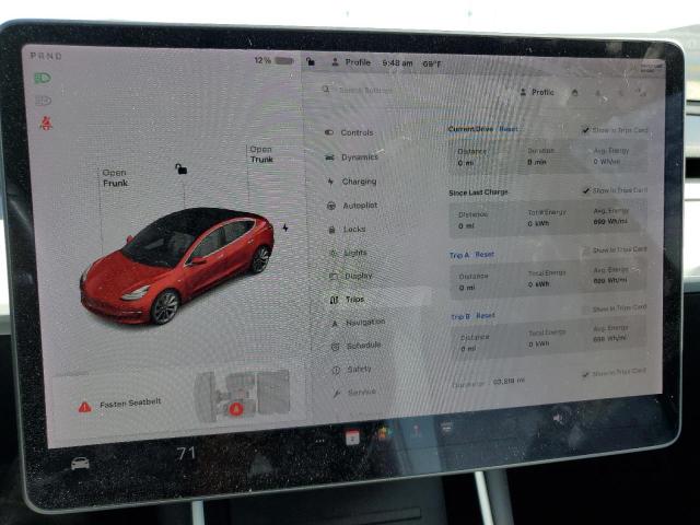 Photo 9 from auction – 2019 TESLA MODEL 3 with VIN 5YJ3E1EB3KF421777