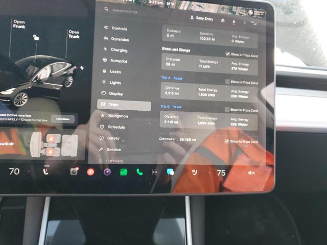 Photo 9 from auction – 2018 TESLA MODEL 3 with VIN 5YJ3E1EB1JF134940