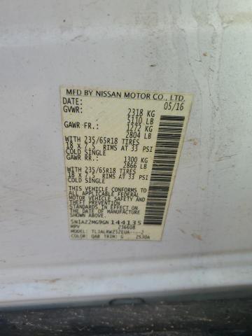 Photo 14 from auction – 2016 NISSAN MURANO S with VIN 5N1AZ2MG9GN144135
