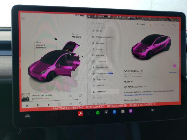Фото 9 с аукциона – 2023 TESLA MODEL Y с VIN 7SAYGAEE6PF593743