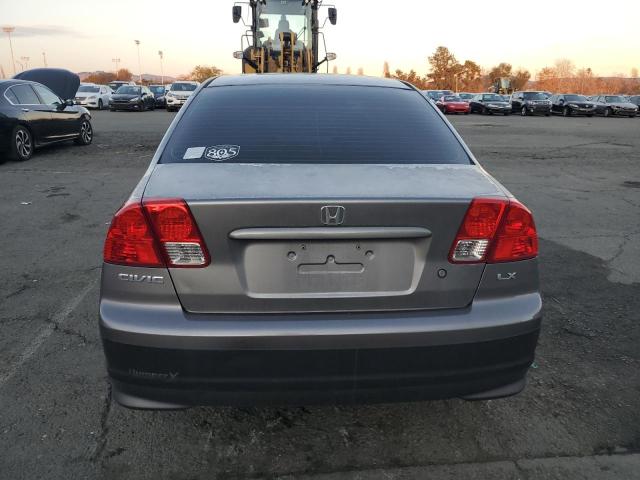 Photo 6 from auction – 2005 HONDA CIVIC LX with VIN 2HGES15565H532030
