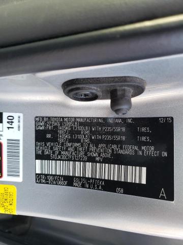 Photo 14 from auction – 2015 TOYOTA SIENNA LE with VIN 5TDJK3DC7FS127239