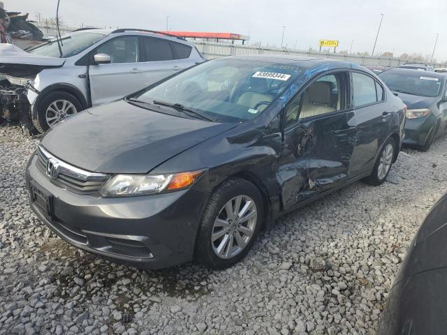 HONDA CIVIC EXL 2012 with VIN 2HGFB2F94CH508785 - Photo from auction