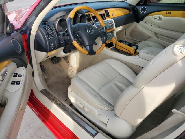Photo 8 from auction – 2002 LEXUS SC 430 with VIN JTHFN48Y620006299