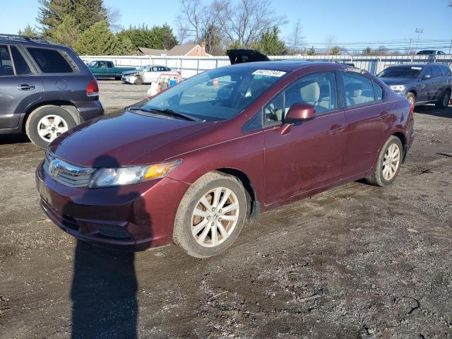 HONDA CIVIC EX 2012 with VIN 2HGFB2F80CH533321 - Photo from auction