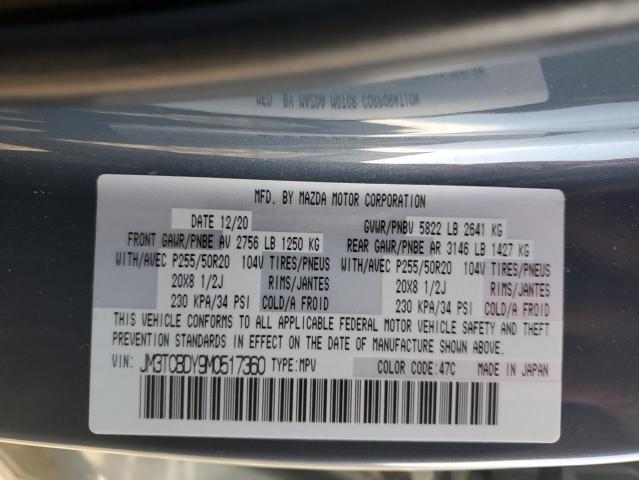 Photo 14 from auction – 2021 MAZDA CX-9 GRAND with VIN JM3TCBDY9M0517360