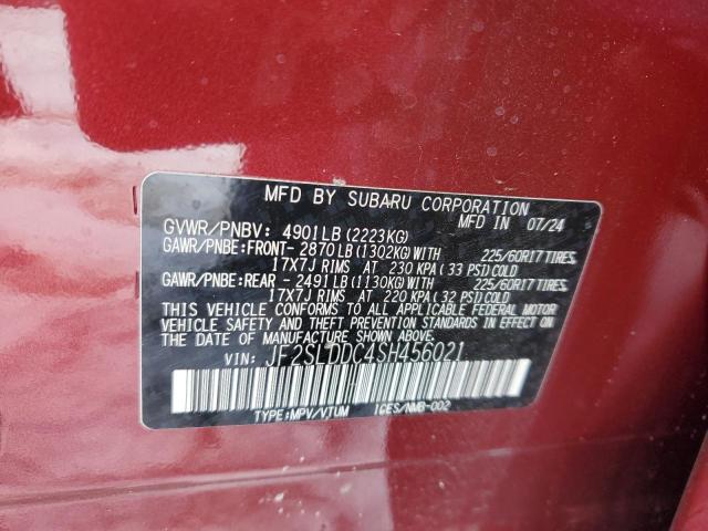 Photo 14 from auction – 2025 SUBARU FORESTER P with VIN JF2SLDDC4SH456021