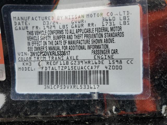Photo 10 from auction – 2024 NISSAN KICKS SR with VIN 3N1CP5DVXRL533617