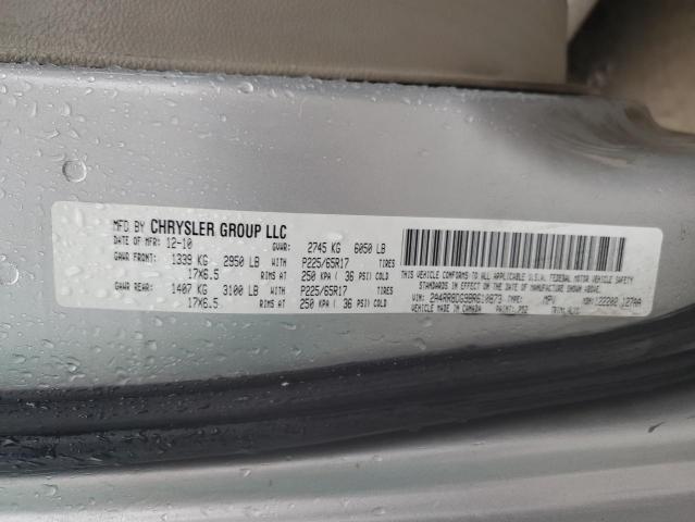 Photo 14 from auction – 2011 CHRYSLER TOWN & COU with VIN 2A4RR8DG9BR610873