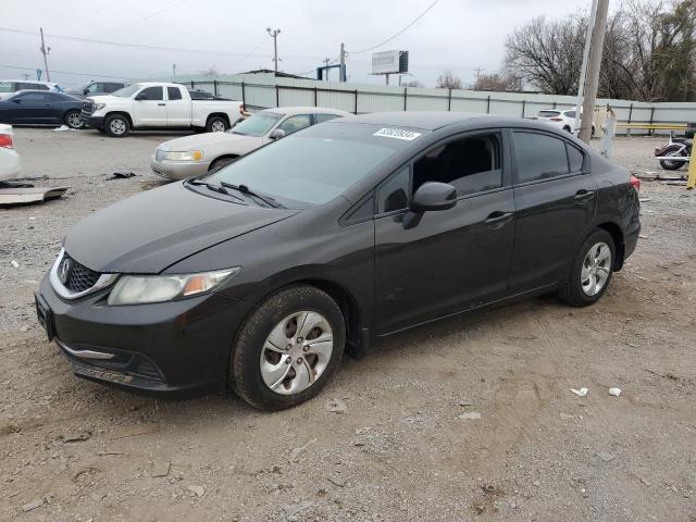 HONDA CIVIC LX 2013 with VIN 2HGFB2F56DH551491 - Photo from auction
