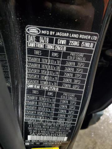 Photo 14 from auction – 2018 LAND ROVER RANGE ROVE with VIN SALVP2RX0JH314899