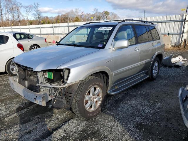 TOYOTA HIGHLANDER 2002 with VIN JTEGF21A720033284 - Photo from auction