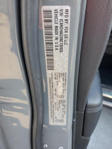Photo 14 from auction – 2022 DODGE DURANGO SX with VIN 1C4RDHAG5NC130920