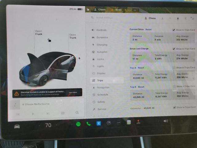 Photo 9 from auction – 2020 TESLA MODEL 3 with VIN 5YJ3E1EB9LF710910