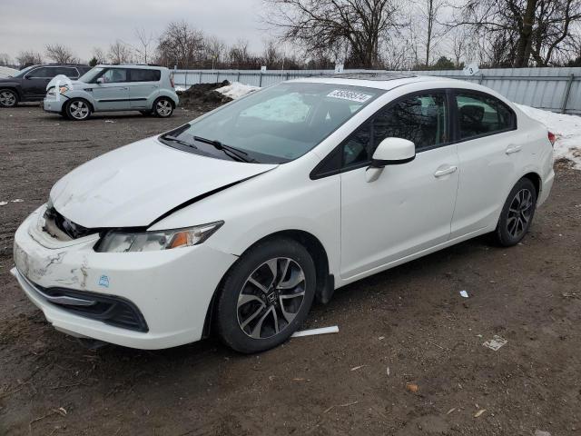 Photo 1 from auction – 2013 HONDA CIVIC LX with VIN 2HGFB2F59DH107649